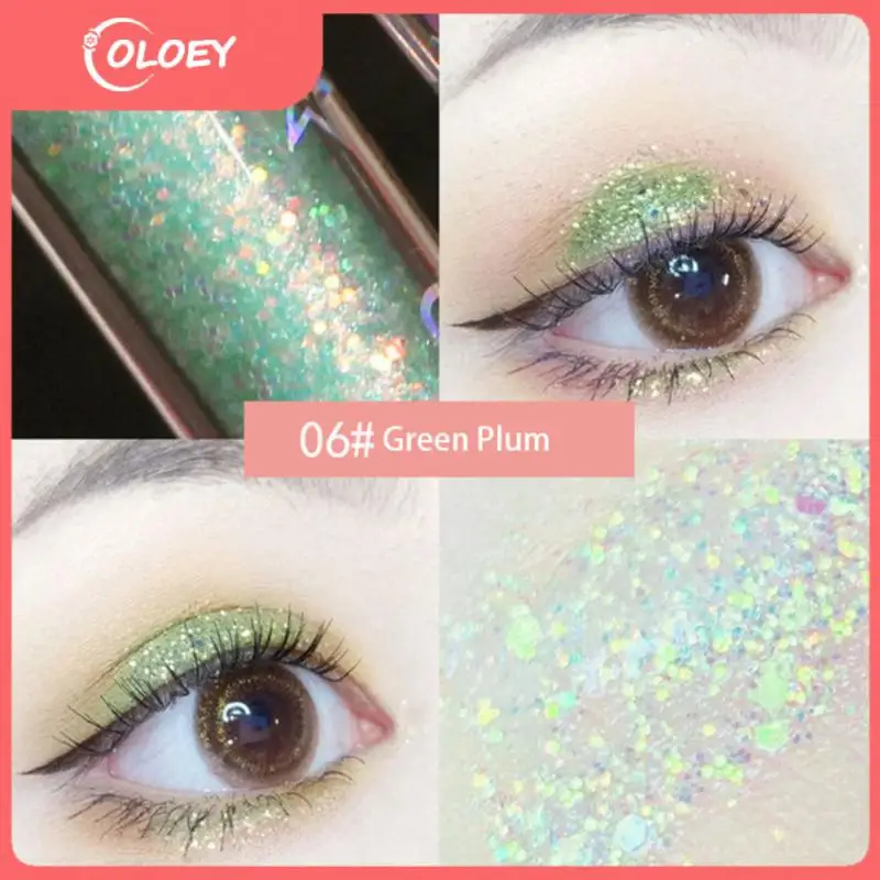 

8 Colors Liquid Eyeliner Stick Shimmer Shiny Sequins Eyeshadow Glitter Liquid Eyeshadow Sparkling Eyes Highlighter Cosmetics