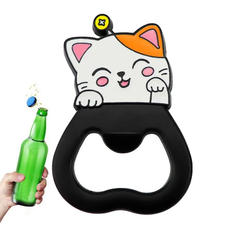 

Beer Bottle Opener Lucky Cat Bottle Opener Lucky Puppy Metal Refrigerator Magnet New Years Gift Fun Kitchen Supplies Gift Bottle