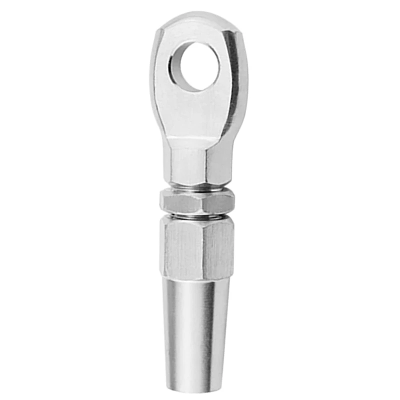 

Marine Grade 316 Stainless Steel 4Mm Swageless Eye Terminal Wire Cable Rope DIY Fitting Rigging Hardware Balustrade Kit