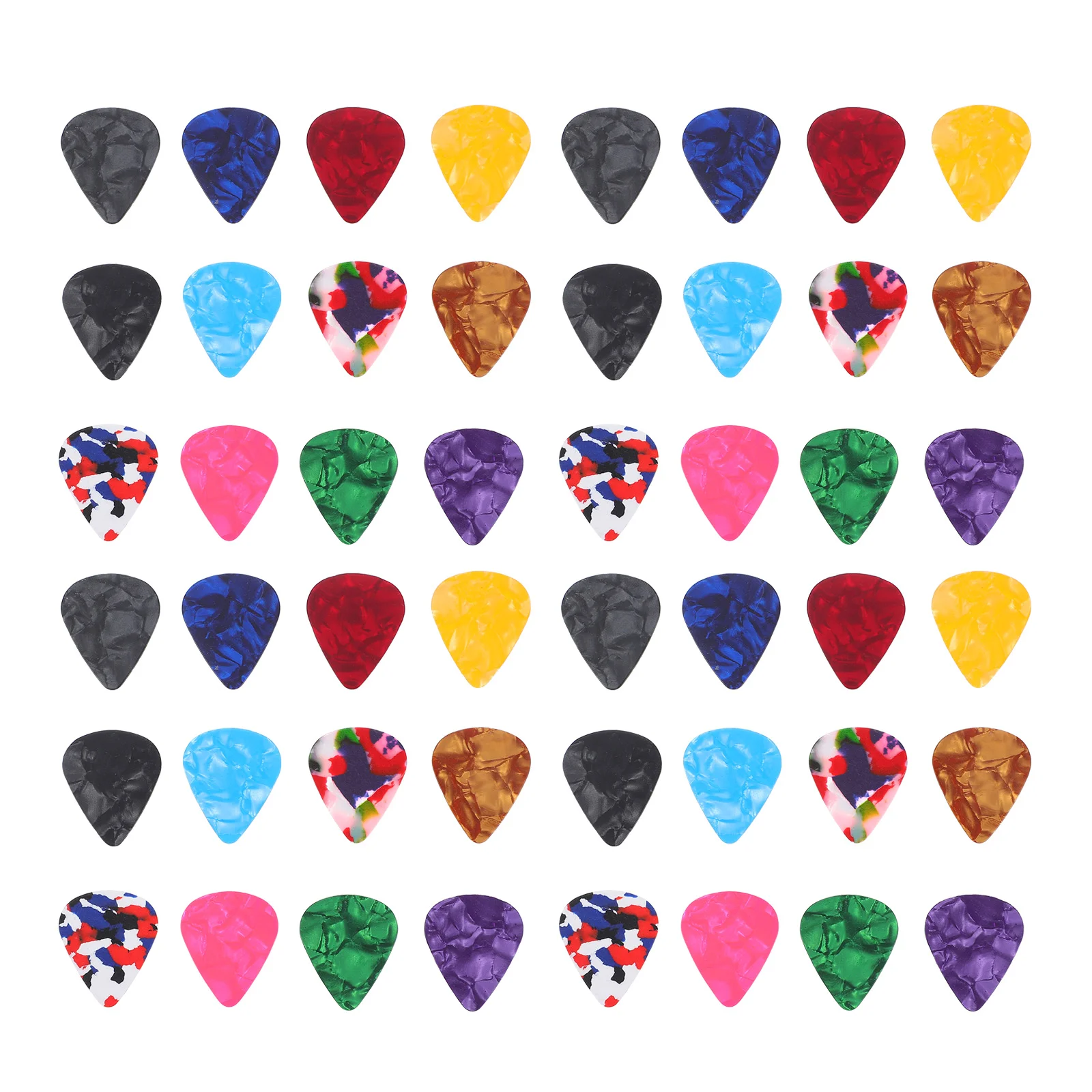 

100 Pcs Acoustic Guitar Picks Ukulele Accessory Electric Parts Musical Supply Plectrum Bass Replacement