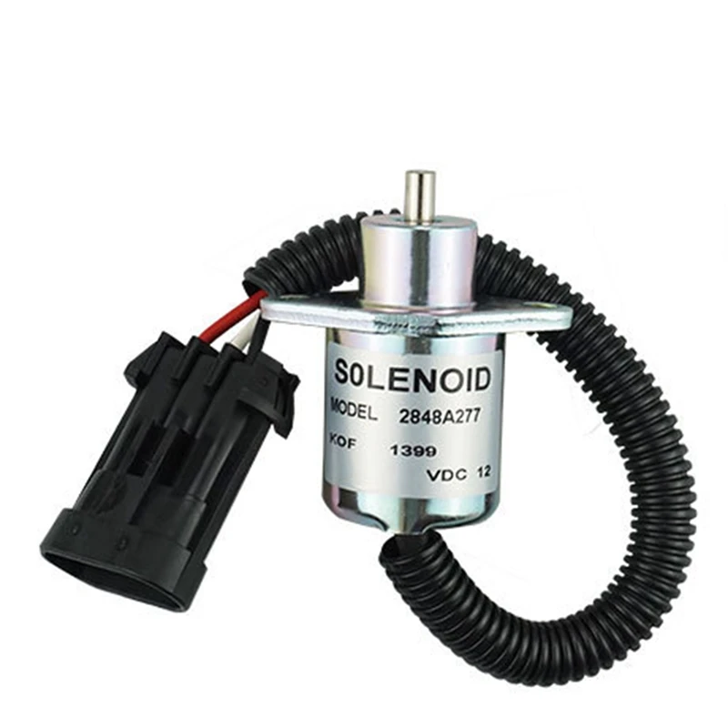 2848A278 топливный запорный клапан электромагнитный 12 В для двигателя Caterpillar 246 216 226