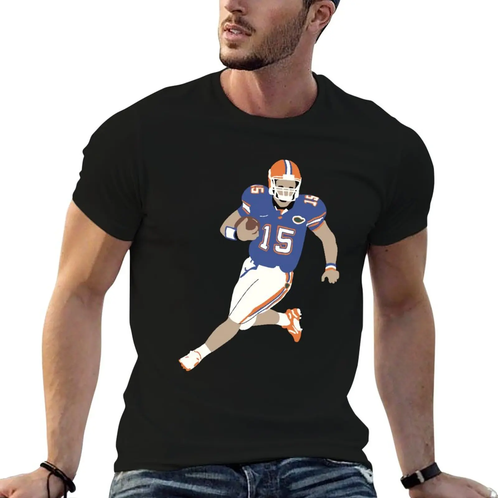 Футболка Tebow Run футболка на заказ эстетичная одежда рубашки для мужчин