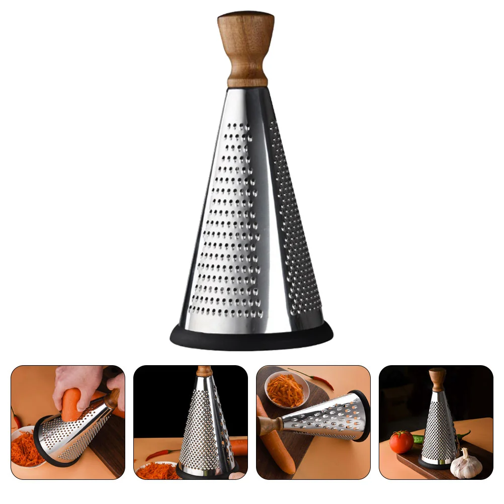 

Cone Grater Cheese Home Potato Portable Smasher Kitchen Supply Chocolate Metal Stainless Steel