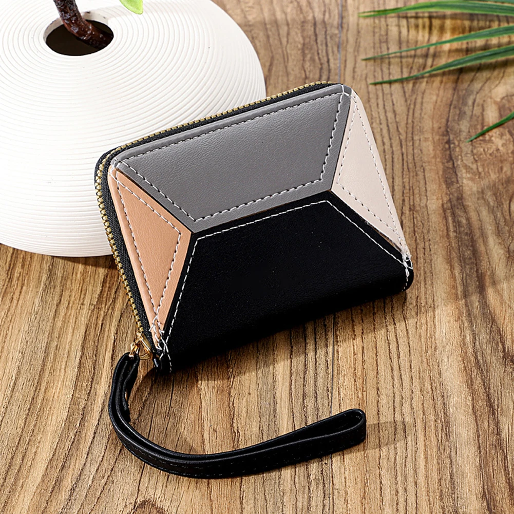 

Styl Leather Zipper Coin Purse Portable Wear-Resistant Card Holder Women Girl Female Bolsas Para Mujer Monederos Bolsa De Festa