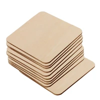 5pcs 140mm blank plaque building model square diy craft pyrography projects games scrapbooking unfinished wood pieces basswood