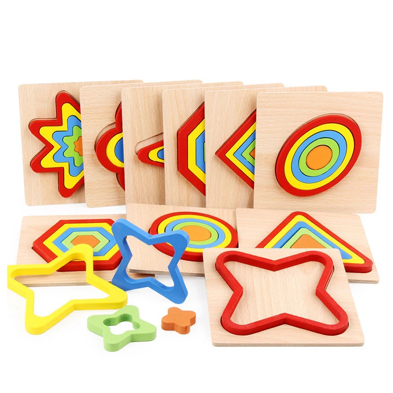 

Wooden Toys Rainbow Shape Puzzle Montessori Sorting Puzzle Toddlers Activities Preschool Learning Early Educational Kids Gifts