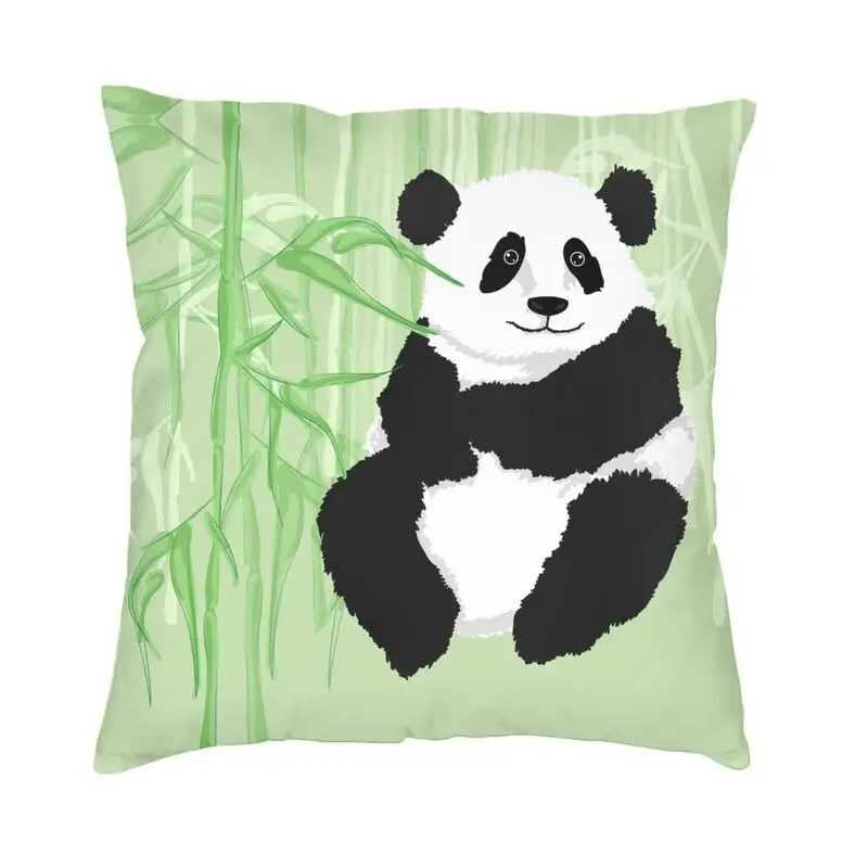 

Наволочка для подушки с рисунком зеленой панды, двухсторонняя наволочка для подушки с 3D рисунком животных, наволочка для автомобиля, модная...