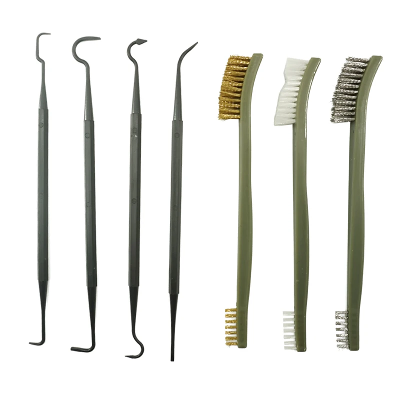 

7 Stücke Mehrzweck Auto Detaillierung Reinigung Werkzeug Zubehör 3 stücke Stahl Draht Nylon Pinsel 4 stücke Nylon Häkeln Reinigu