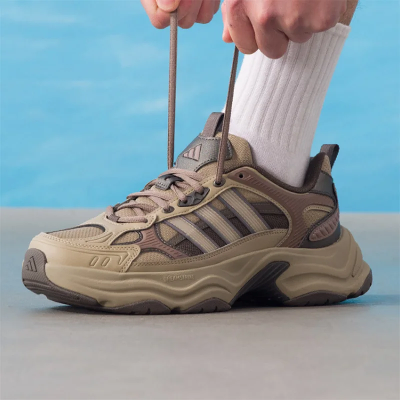 Фото Кроссовки Adidas Khaki Retro Chunky Dad Sneakers Dreamstrike Cushion для ходьбы, мужские и женские, KI1866 №2