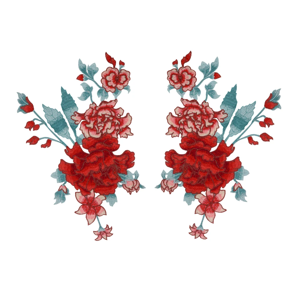 Отделка пионов пришивная Цветочная аппликация для мотиков аксессуары украшения