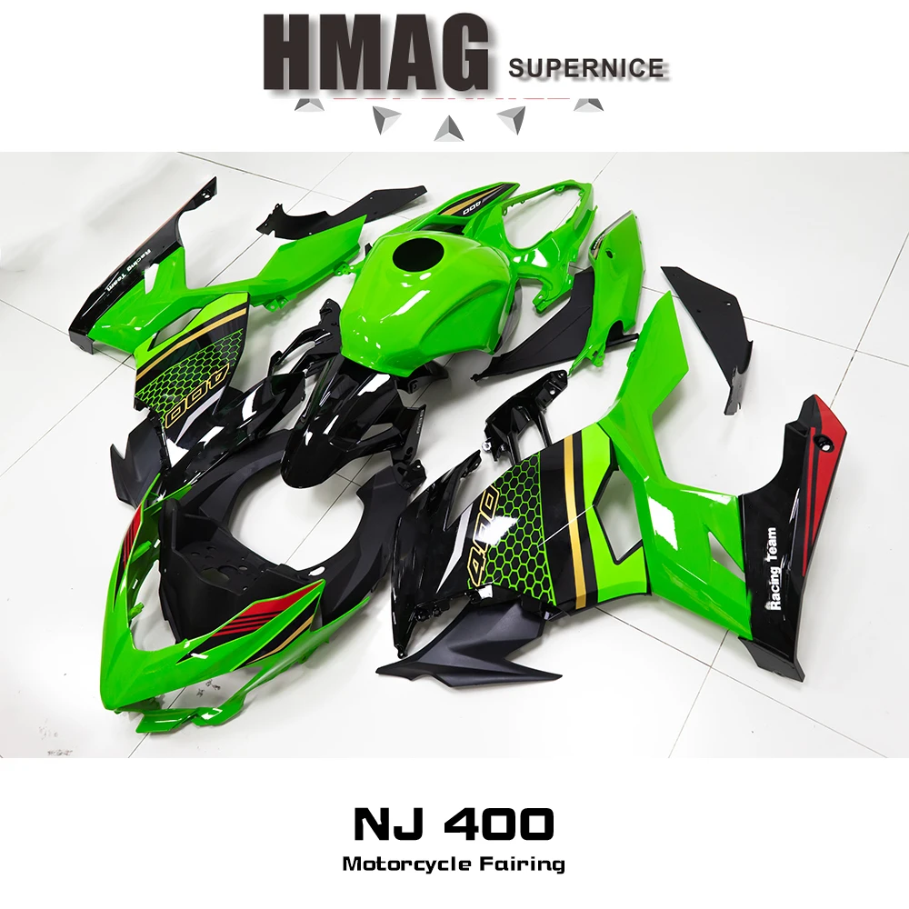 

For Ninja400 Ninja 400 ZX-4R 2018 2019 2020 Silk Screen Decal High Quality New ABS Injection Plastics Full Fairings Kit Full