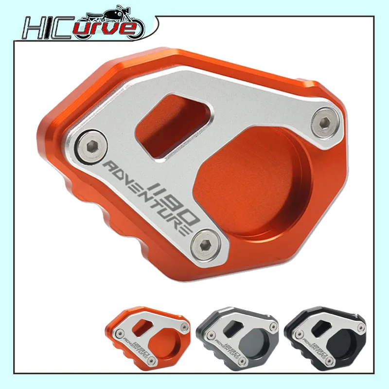 

For 1290 1190 Adventure ADV 1290ADV 1190ADV Motorcycle Accessories CNC Kickstand Foot Side Stand Extension Pad Support Plate