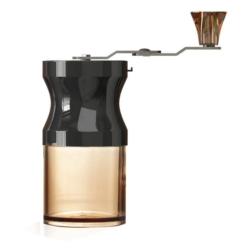 

Ручная кофемолка, бытовая маленькая портативная моющаяся ручная мини-кофемолка черного цвета