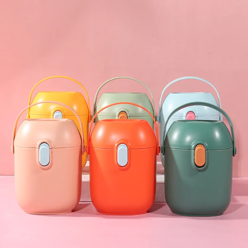 

Портативный контейнер для хранения детского молока вместительный герметичный контейнер дозатор для молока и порошка Пищевой Контейнер Ди...