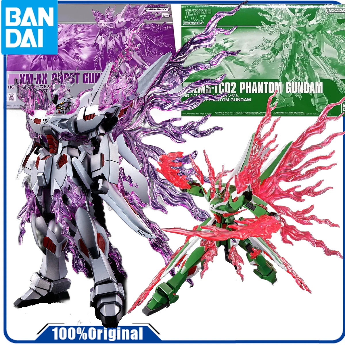 Bandai оригинальный комплект модели Gundam аниме-фигурка HG1/144MOBILE SUIT PIRATE GUNDAM GHOST PHANTOM