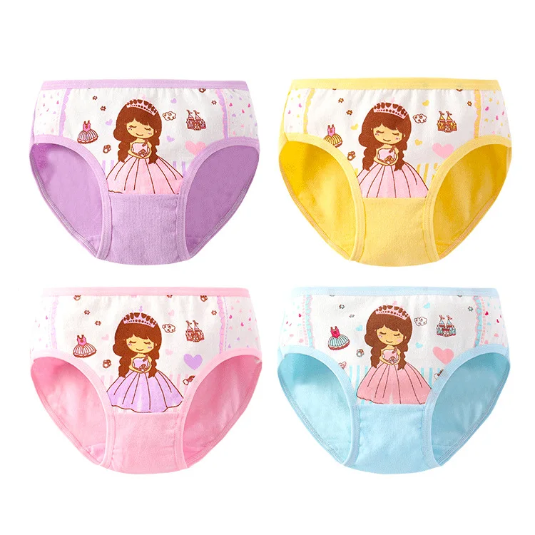 

12pc/lot Kids Short Briefs Cute Baby Girls Underwear Cotton Panties Children Underpants Hot