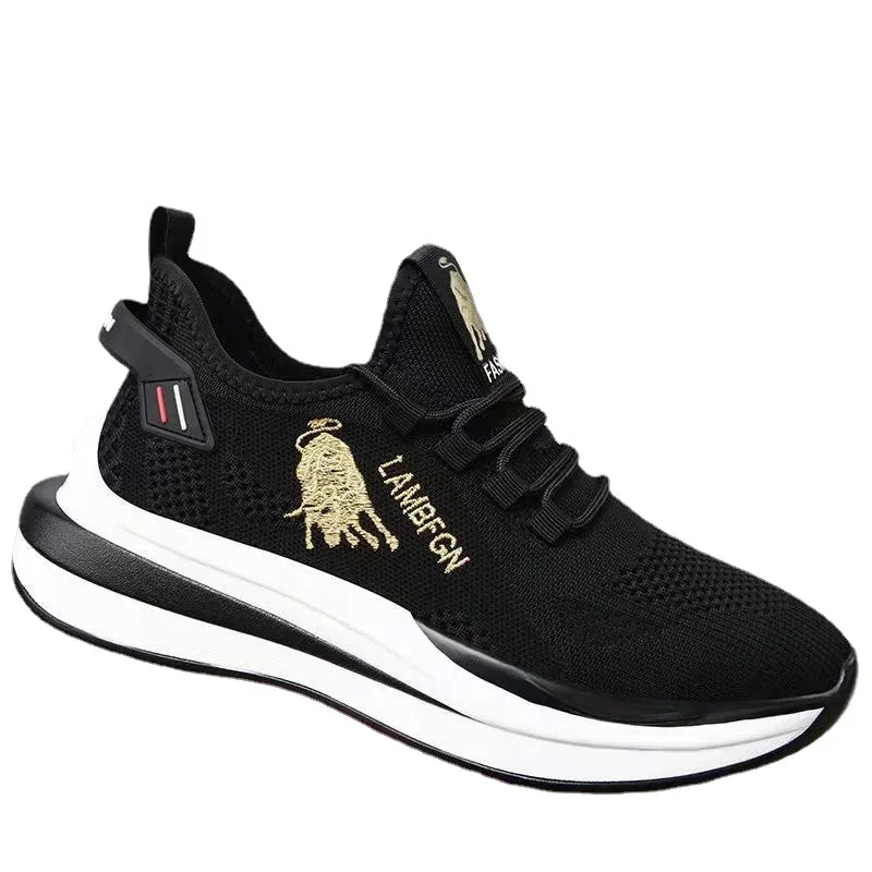 

L48 Men's Shoes Spring and Autumn New Outdoor Youth Embroidered Comfortable Casual Shoes Soft Bottom Breathable Fashion Sports
