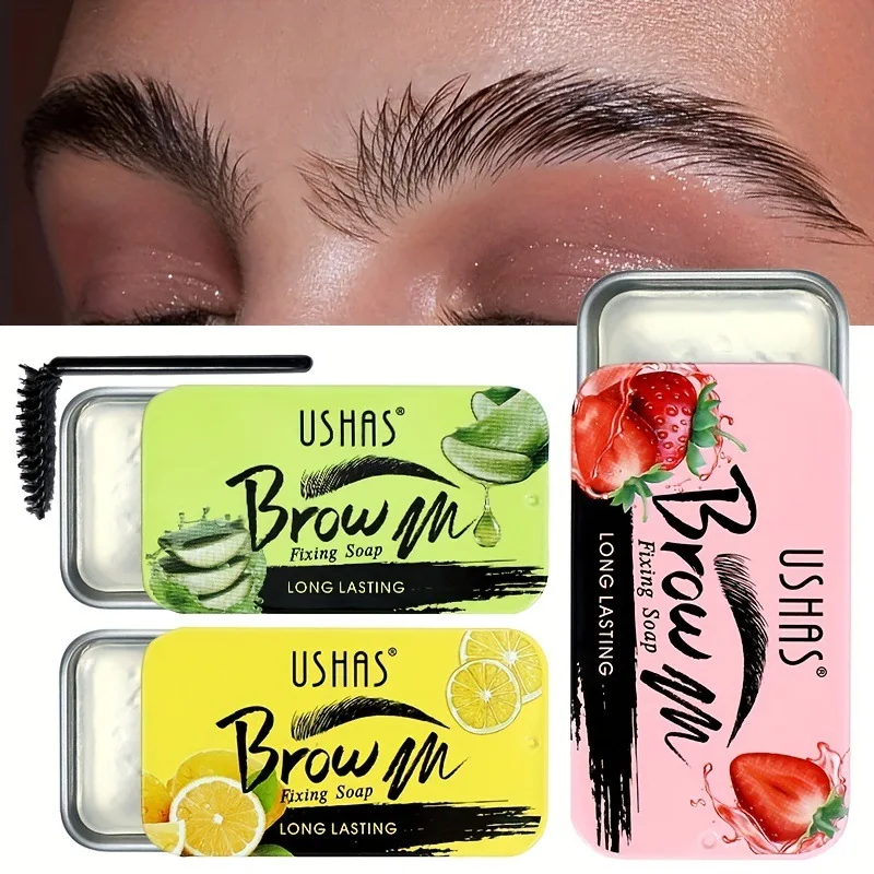 

Natural Transparent Pomade 3D Eyebrow Styling Cream Waterproof Makeup Eyebrow Sculpt Soap Wild Brow Setting Gel Wax Cosmetics