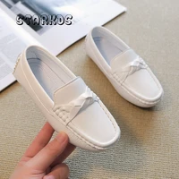 kids junior driving shoes boy braided moccasins with grips sole leatherette slip on loafers black school zapatos de mujer