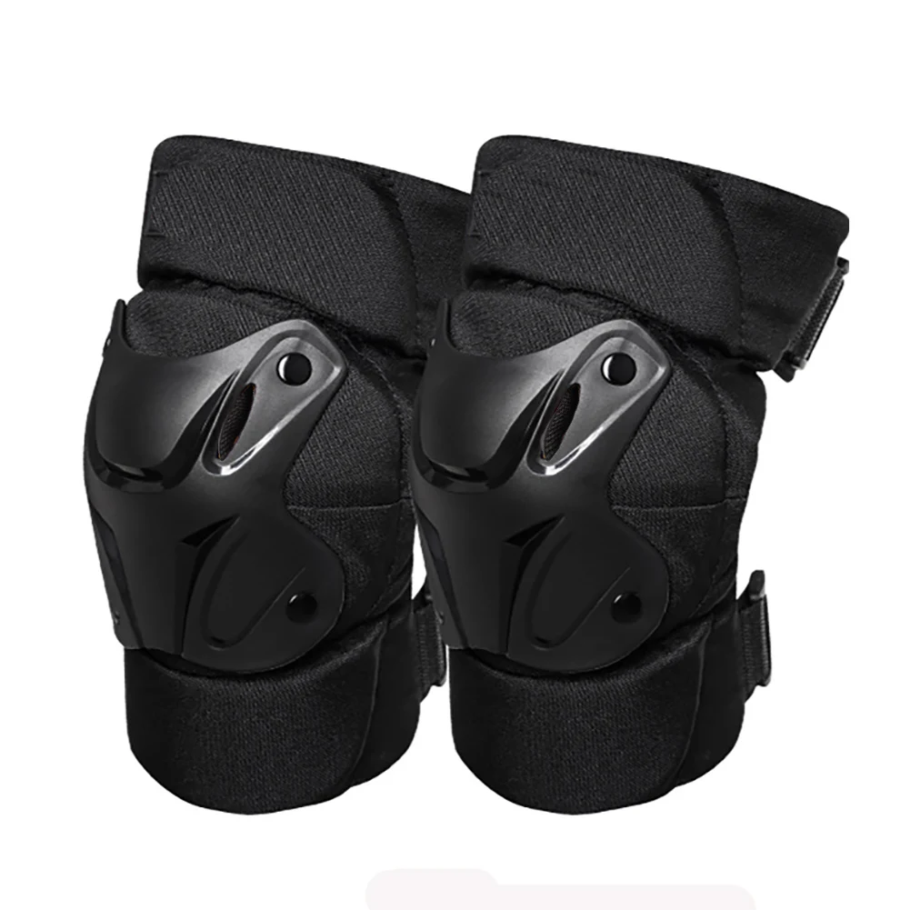 

1 Pair Leg Belt Protector Fitness Roller Skiing Adjustable PP Shell EVA Foam Knee Sleeve Wrap Bat Shape Sportswear