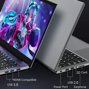 15.6 Inch IPS Gaming Laptop i9 10880H i7 1165G7 NVIDIA MX450 2G NVMe Fingerprint Ultrabook Notebook Windows 11 10 Dual Band WiFi 5
