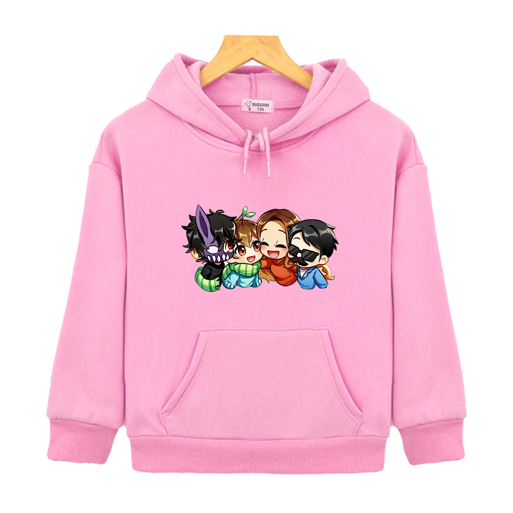 

Corpse Husband Print Hoodies for Girl Kids Clothes Boys Spring Autumn Children's Clothing Hooded Sweatshirt Casual Pullovers Top