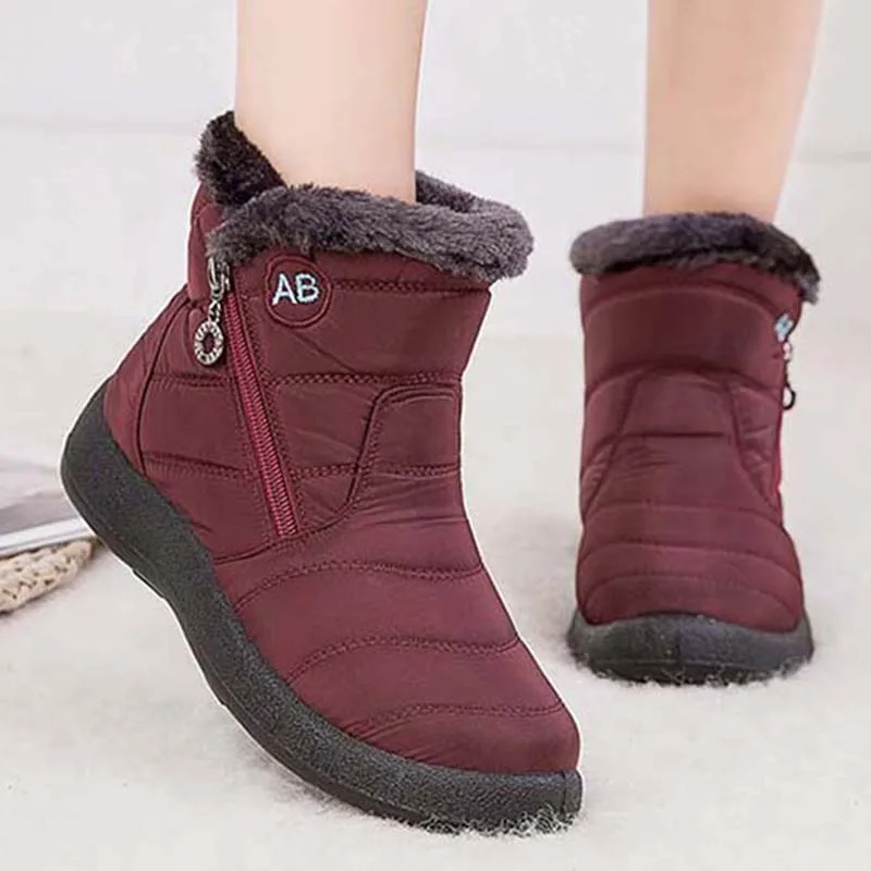 Women Boots Snow Fur Shoes For Women Platform Women Shoes Keep Warm Boots Ladies Soft Ladies Shoes New Winter Boots Botas Mujer
