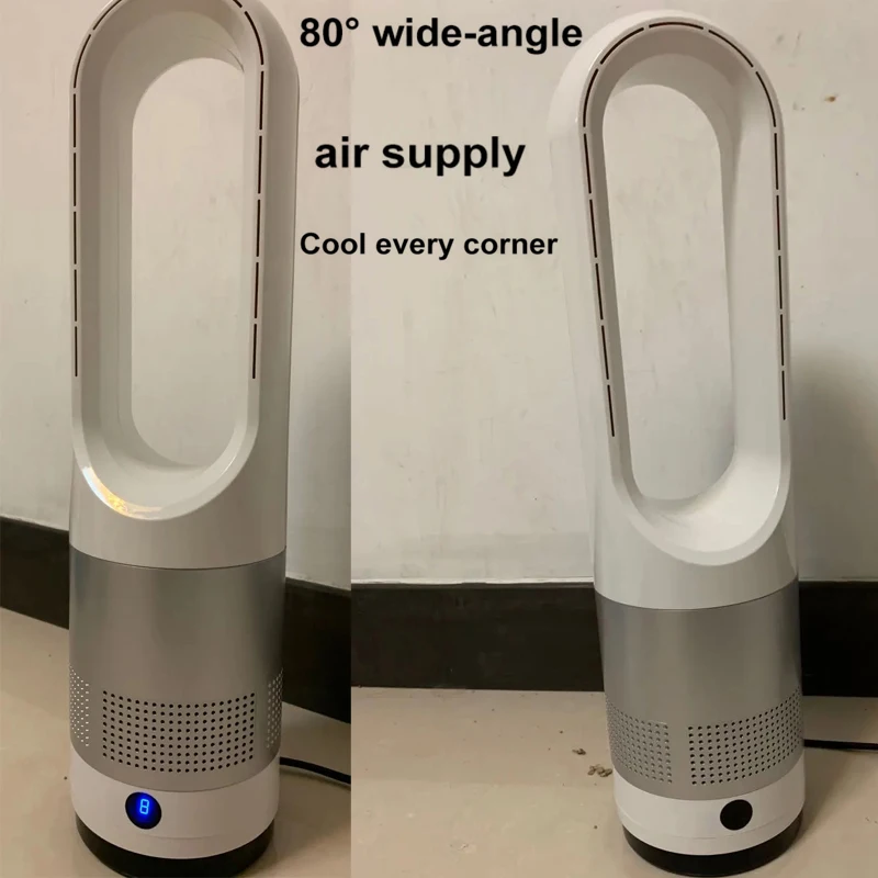 Беслопастной вентилятор 18 дюймов 8 скоростей дистанционное управление бесшумное