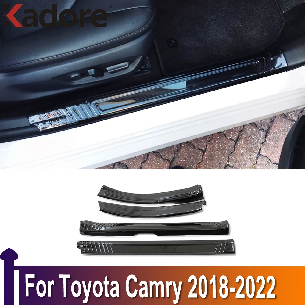 

Накладки на пороги для Toyota Camry 2018 2019 2020 2021 2022
