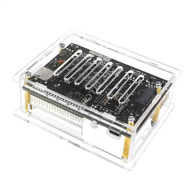 Фото Акриловый корпус макетной платы VisionFive2 с опцией вентилятора радиатора Не включает VisionFive2 №5