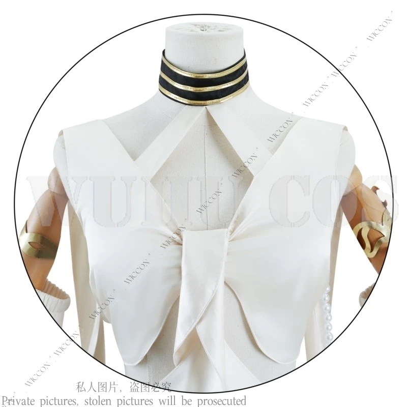 Yaoshi Xianzhou Косплей Костюм Парик 80 СМ Honkai: Star Rail Fecund Aeon Хэллоуин Вечеринка Ролевая