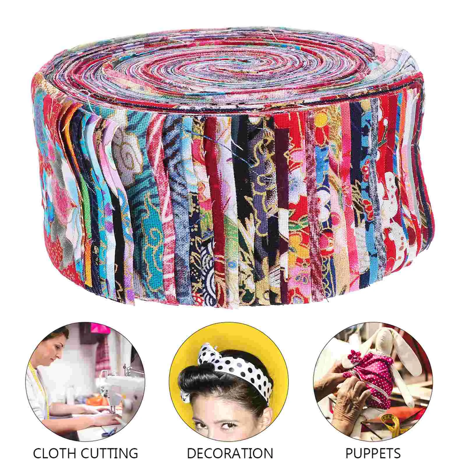 

36 Pcs Roll Cotton Fabric Handmade Gifts Quilting Squares Patchwork Cloth Sheets Vintage Craft Rool Sewing Bundle Japanese