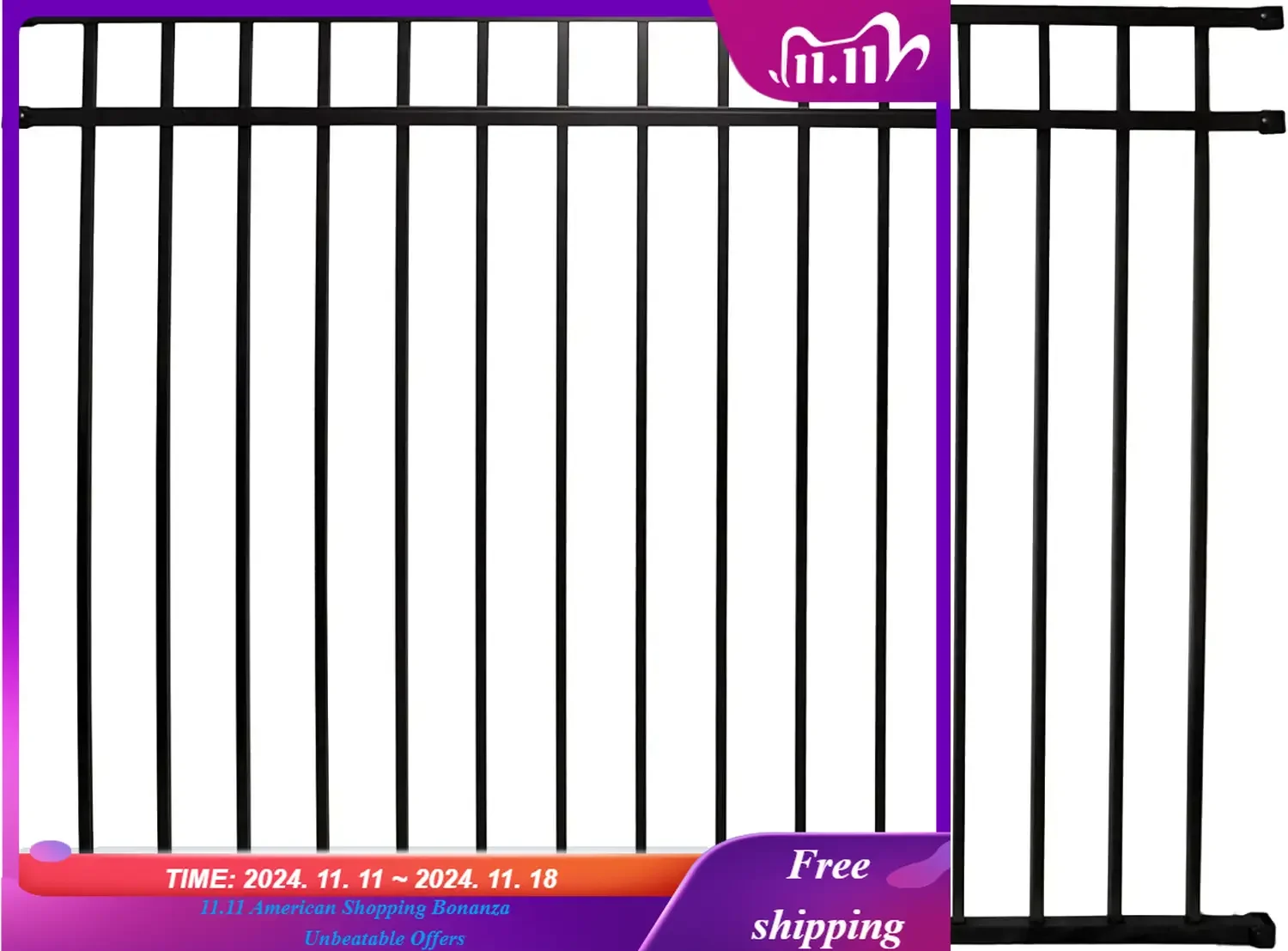 Комплект из алюминиевого забора Cypress набор сделай сам для ограждения заднего