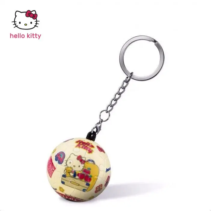 

Hello Kitty 3D-JP Cartoon Cute Pop Mart Three-Dimensional Keychain Puzzle Backpack Pendant