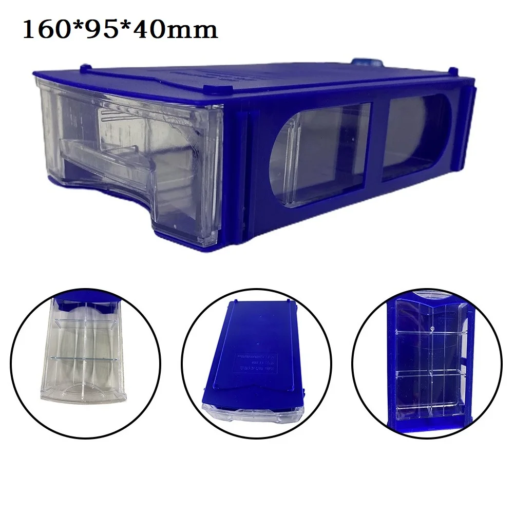 

1pcs 160*95*40mm Stackable Plastic Hardware Parts Storage Boxes Component Screws Toolbox For Storing Hardware Crafts