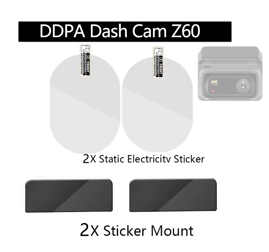 

Для DDPAI Dash Cam Z60/Z60 PRO/MINI2X статическая наклейка наклейка