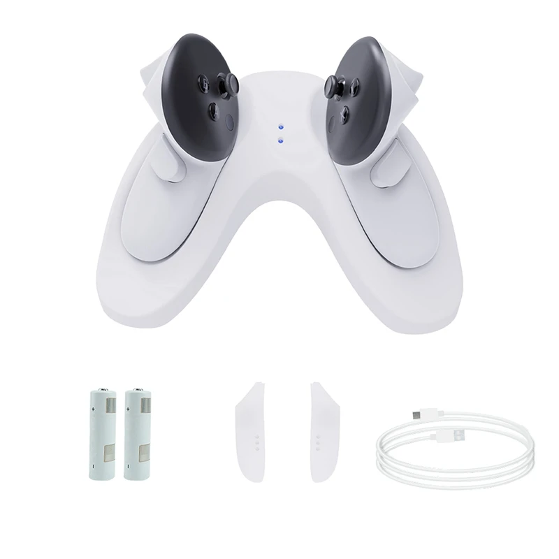 Беспроводная зарядная док-станция для Meta Quest 3/Oculus 3S контроллер зарядной станции