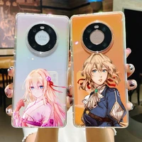 babaite violet evergarden phone case for samsung s20 ultra s30 for redmi 8 for xiaomi note10 for huawei y6 y5 cover