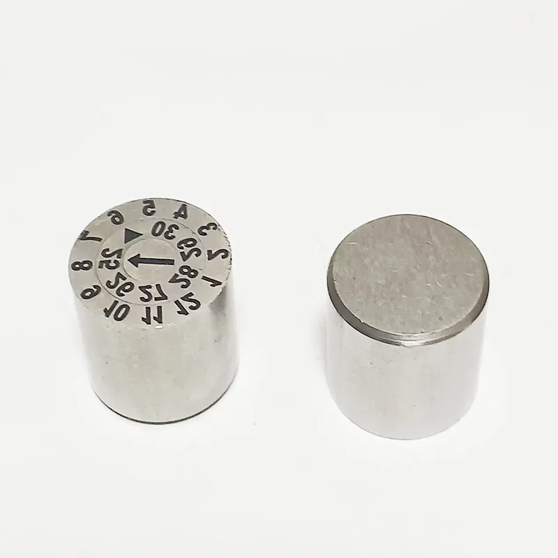 Пластиковые штампы с двойной датой для инъекций вставки кодом даты марки годовых