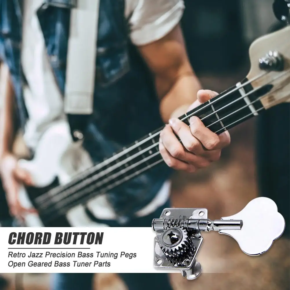 Горячая распродажа электрическая настройка басов Peg износостойкая Vintage Jazz точный
