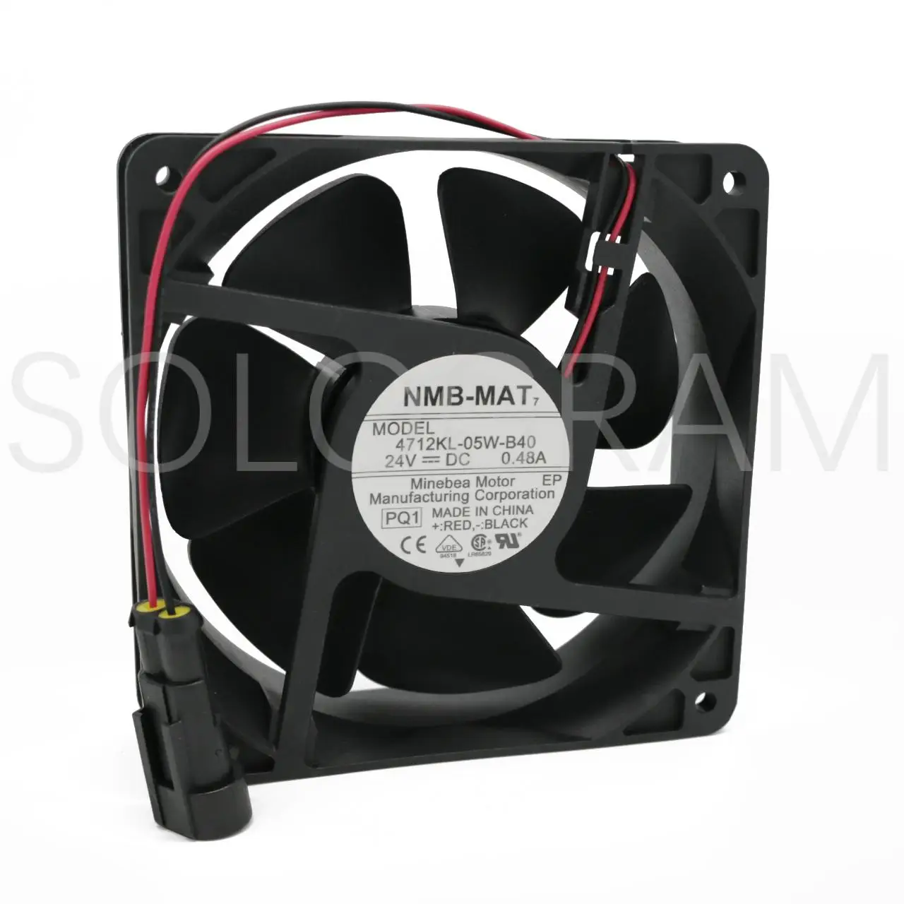 

1Pc Brand New For Minebea Motor NMB-MAT7 4712KL-05W-B40 24V 0.48A 12038 120*120*38MM Inverter Cooling Fan