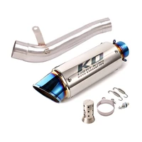 for aprilia rsv4 2017 2019 2018 60mm motorcycle escape exhaust mid link pipe slip on removable db killer modified stainless