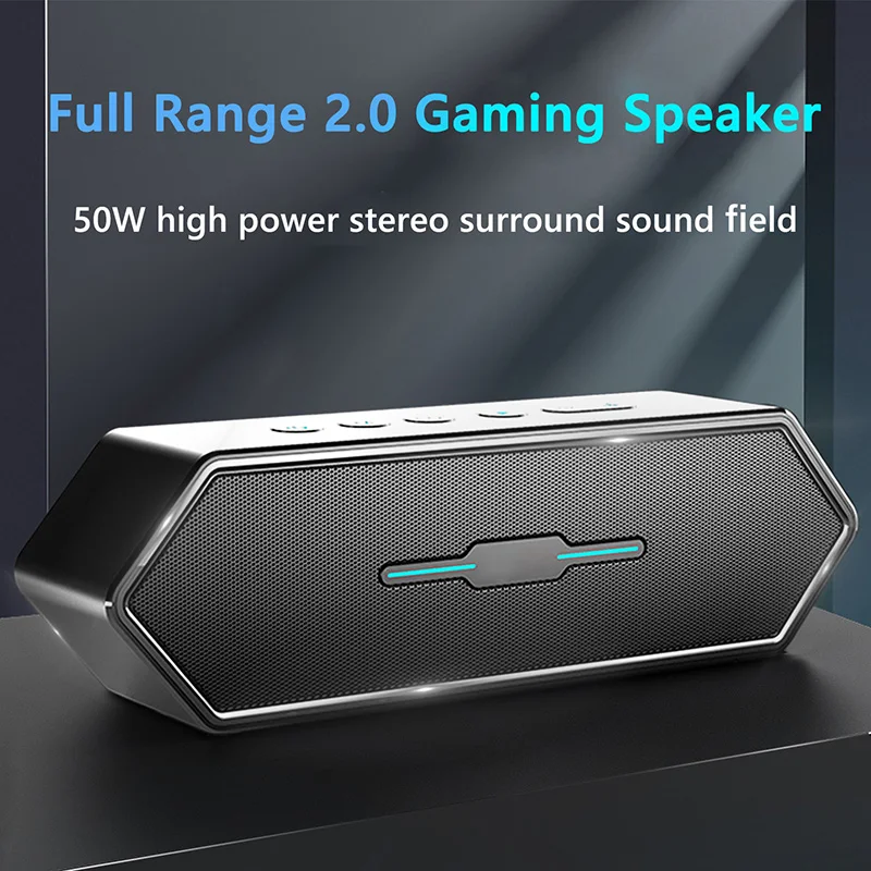 

VEVYVKV Bluetooth Speaker Gaming Black Technology TWS Wireless Tandem Subwoofer