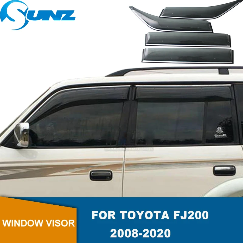 

Window Visor For Toyota Land Cruiser 200 FJ200 LC200 LX570 2008 2009 2010 2011 2012 2013 2014 2015 2016 2017 2018 2019 2020 SUNZ
