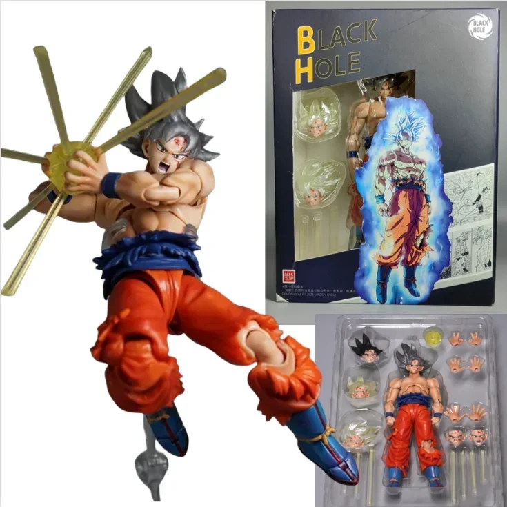 В наличии Black Hole Dragon Ball SHF Ultra Instinct Son Goku Toyotarou Аниме Фигурка Передвижная модель из