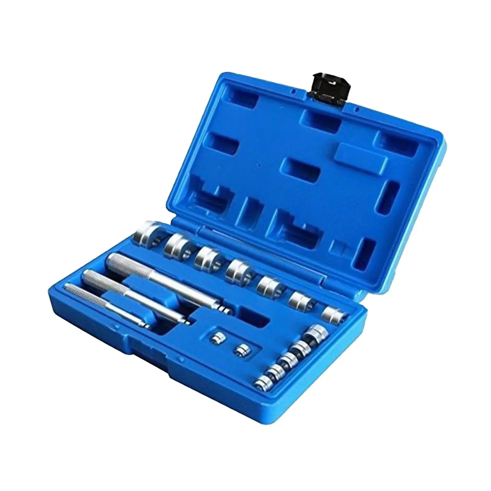 

17 Pieces Seal Installer Kit Easy Using Attachments Bushing Aluminum Alloy Components Universal Durable Seal Installation Tool