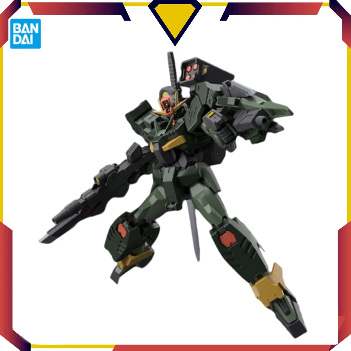 

Original Bandai Anime Cartoon Peripheral HG 1/144 Gundam Destroyer 00Q 00 Quantum Gundam Commander Assembled Model