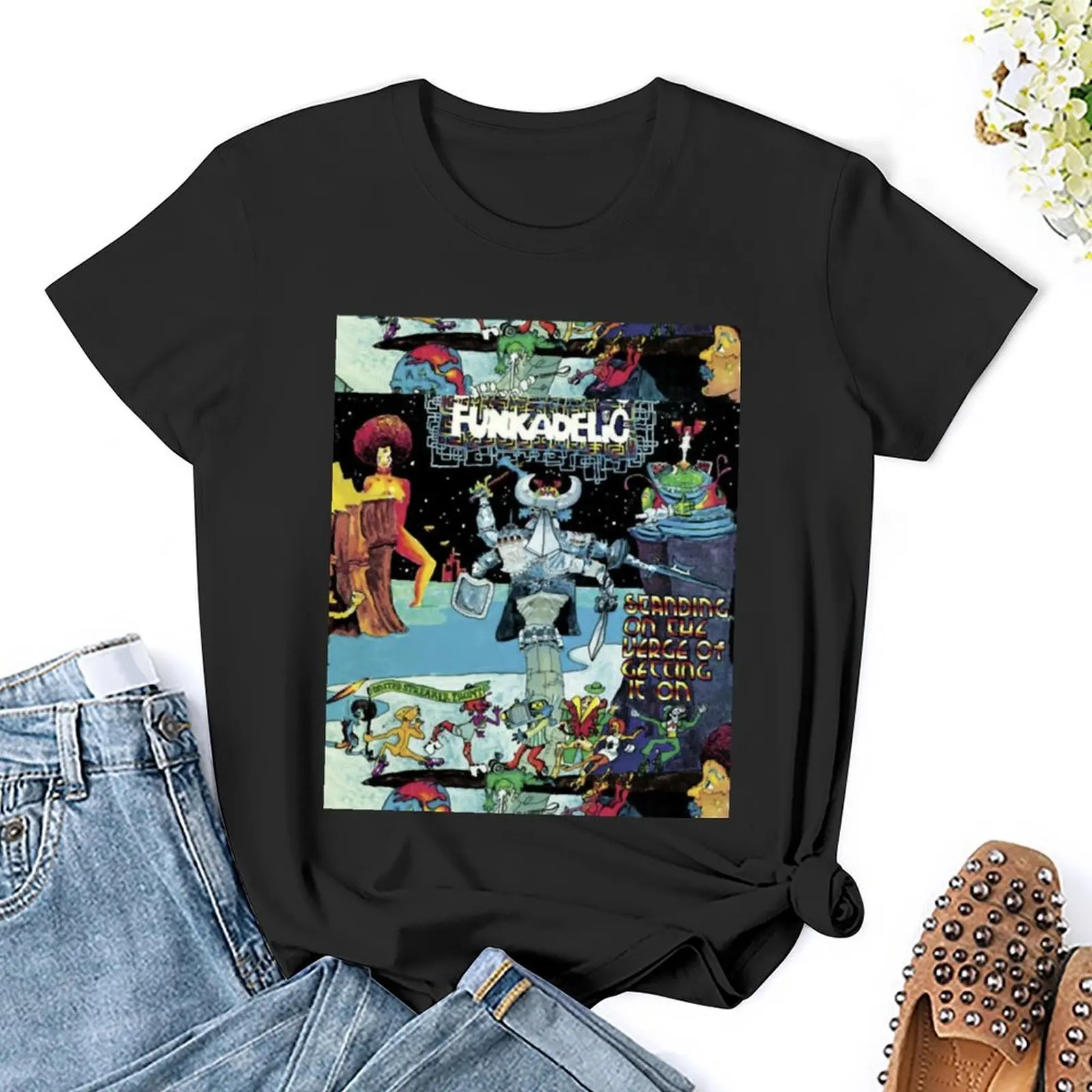 Футболка с графическим рисунком для женщин летняя одежда