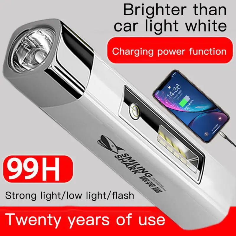 

Strong Light Flashlights Torch Searchlight Mini 9999LM Torch USB Mobile Phone Rechargeable For Outdoor Camping Hiking Fishing