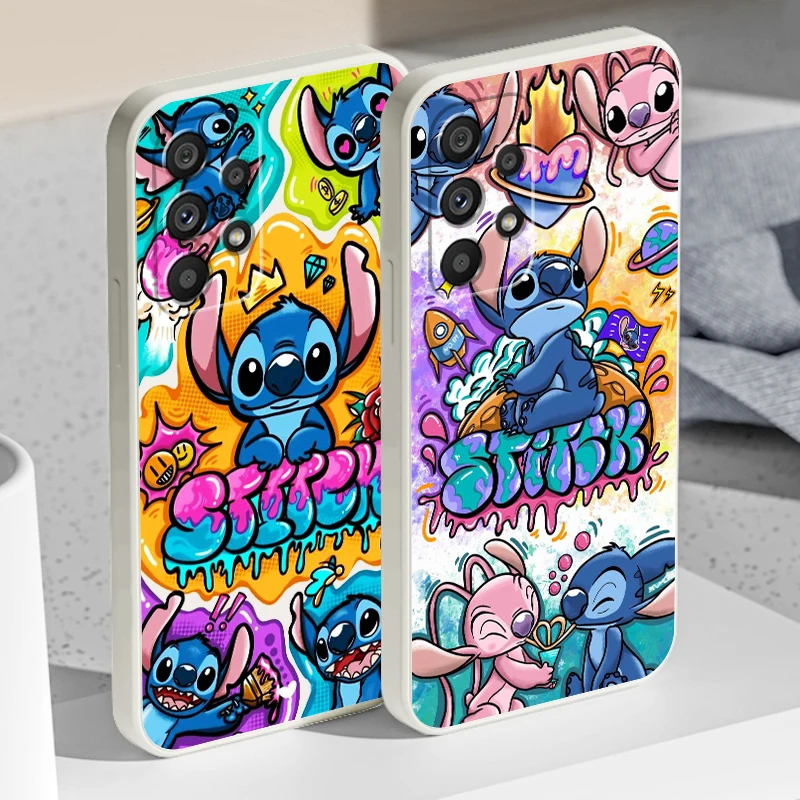 

Phone Case For Samsung A73 A53 A33 A52 A32 A23 A22 A71 A51 A21S A03S A50 A30 5G Oil Painting Art Stitch Cute Liquid Rope Funda